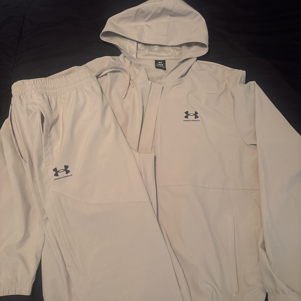Under Armour Beige Tracksuit